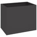 Vază pentru Grădină Negru 50 x 32 x 40 cm Oțel laminat la rece - WALTI WALTI