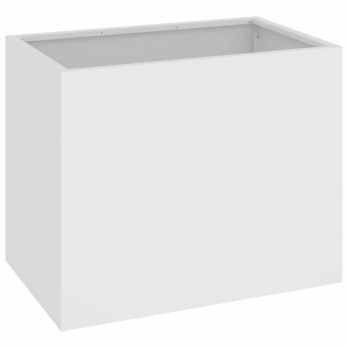 Vază pentru Grădină Alb 50 x 32 x 40 cm Oțel laminat la rece - WALTI WALTI