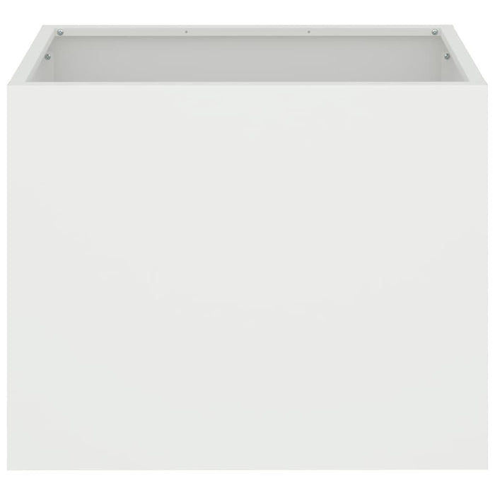 Vază pentru Grădină Alb 50 x 32 x 40 cm Oțel laminat la rece - WALTI WALTI