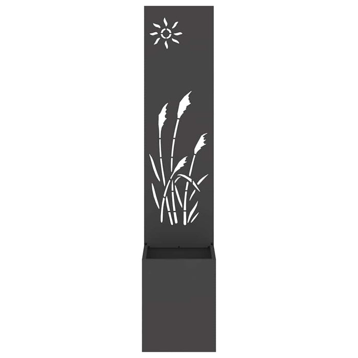Ecran de intimitate pentru grădină Traforaj Negru 32 x 140 cm - WALTI WALTI