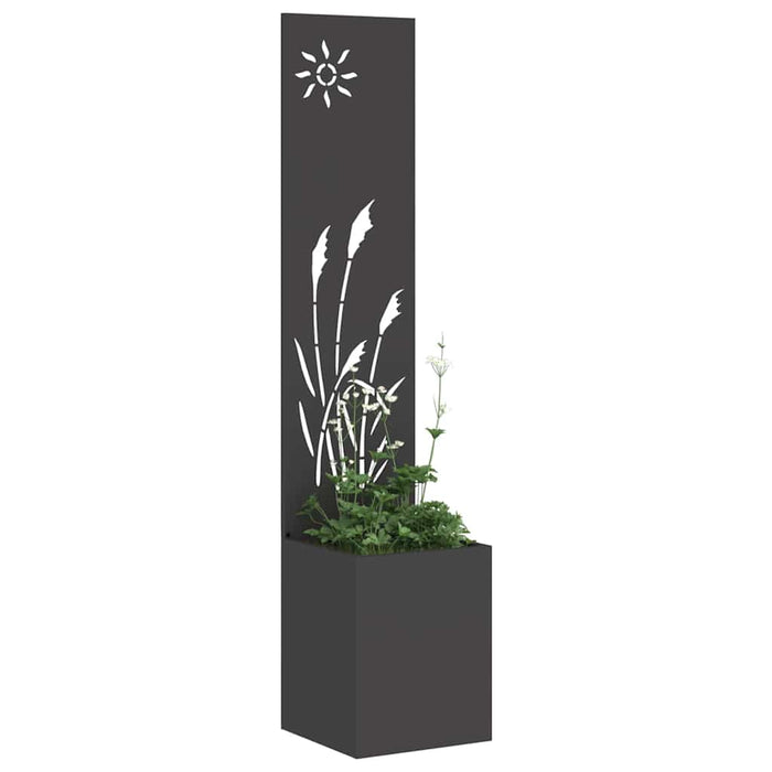 Ecran de intimitate pentru grădină Traforaj Negru 32 x 140 cm - WALTI WALTI