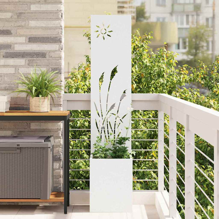 Ecran de intimitate pentru grădină Traforaj Alb 32 x 140 cm - WALTI WALTI