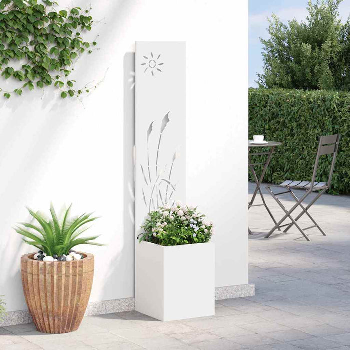 Ecran de intimitate pentru grădină Traforaj Alb 32 x 140 cm - WALTI WALTI