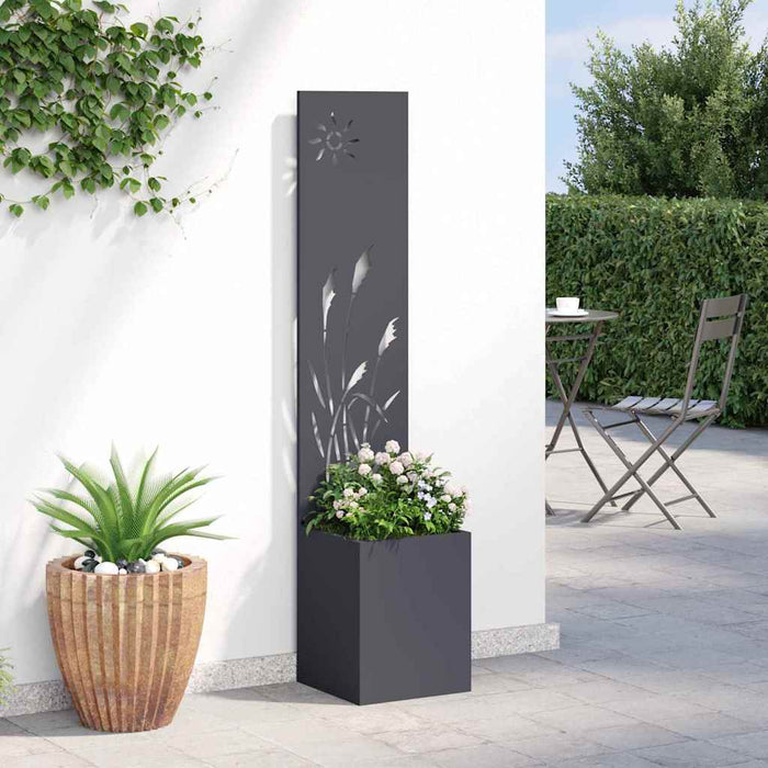 Ecran de intimitate pentru grădină Antracit 50 x 32 x 150 cm - WALTI WALTI