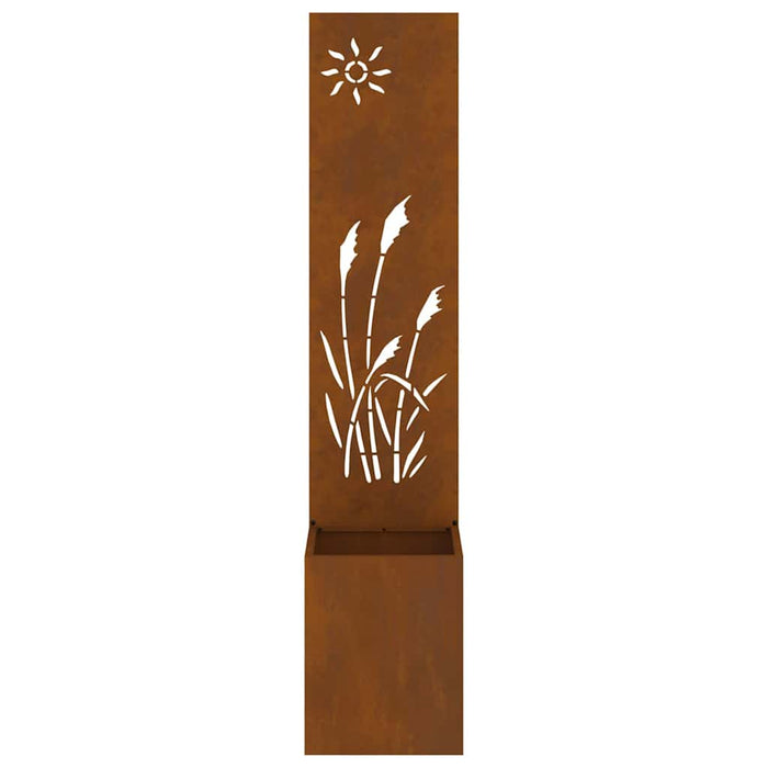 Ecran de intimitate pentru grădină Traforaj Ruginit 32 x 140 cm - WALTI WALTI