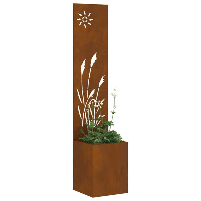 Ecran de intimitate pentru grădină Traforaj Ruginit 32 x 140 cm - WALTI WALTI