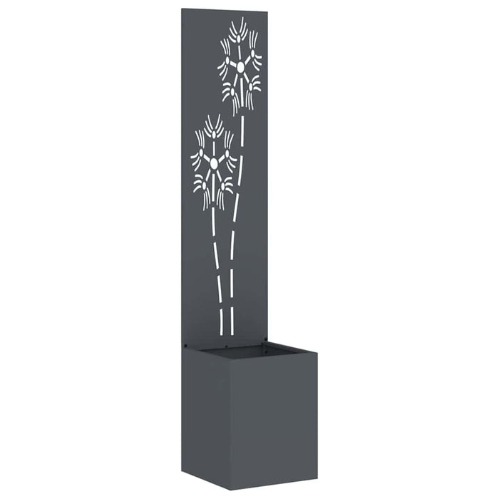 Ecran de intimitate pentru grădină Floral Antracit 32 x 140 cm - WALTI WALTI