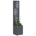 Ecran de intimitate pentru grădină Floral Antracit 32 x 140 cm - WALTI WALTI