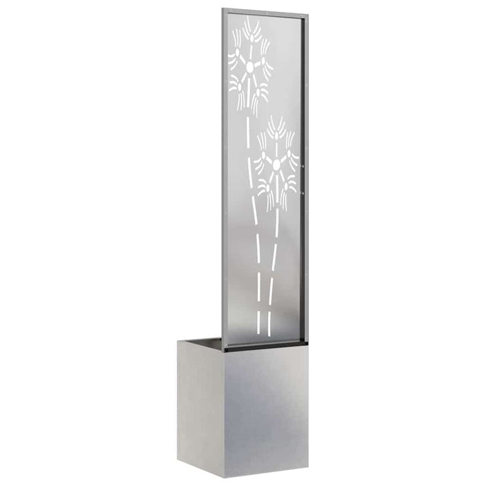 Ecran de intimitate pentru grădină Floral Argintiu 32 x 140 cm - WALTI WALTI