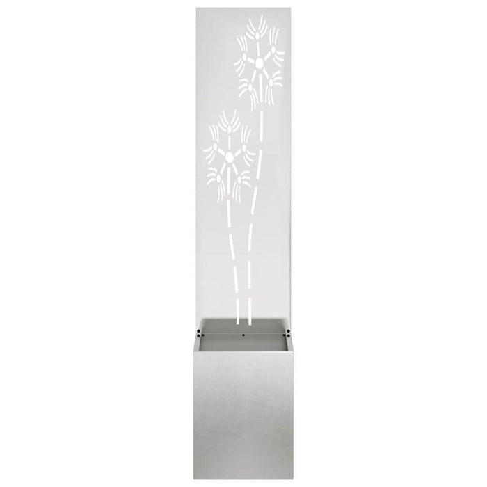 Ecran de intimitate pentru grădină Floral Argintiu 32 x 140 cm - WALTI WALTI