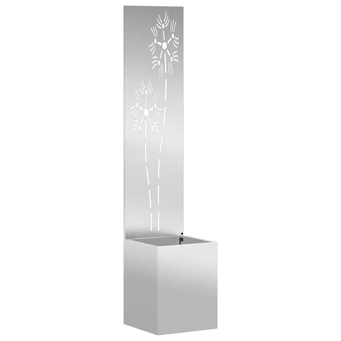 Ecran de intimitate pentru grădină Floral Argintiu 32 x 140 cm - WALTI WALTI