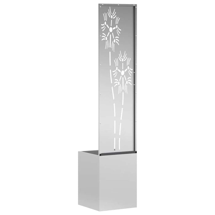 Ecran de intimitate pentru grădină Floral Argintiu 32 x 140 cm - WALTI WALTI