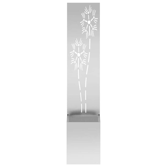 Ecran de intimitate pentru grădină Floral Argintiu 32 x 140 cm - WALTI WALTI