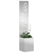 Ecran de intimitate pentru grădină Floral Argintiu 32 x 140 cm - WALTI WALTI