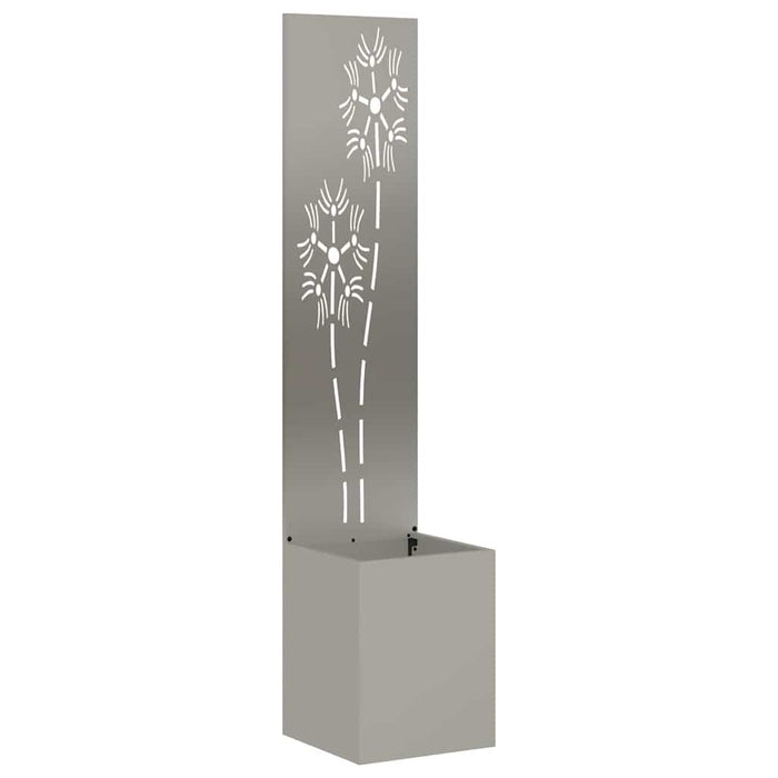 Ecran de intimitate pentru grădină Floral Ruginit 32 x 140 cm - WALTI WALTI