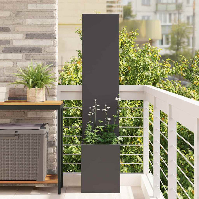 Ecran de intimitate pentru grădină Traforaj Negru 32 x 140 cm - WALTI WALTI