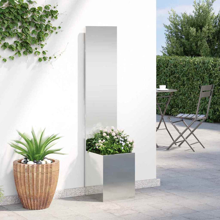 Ecran de intimitate pentru grădină Argintiu 32 x 140 cm - WALTI WALTI