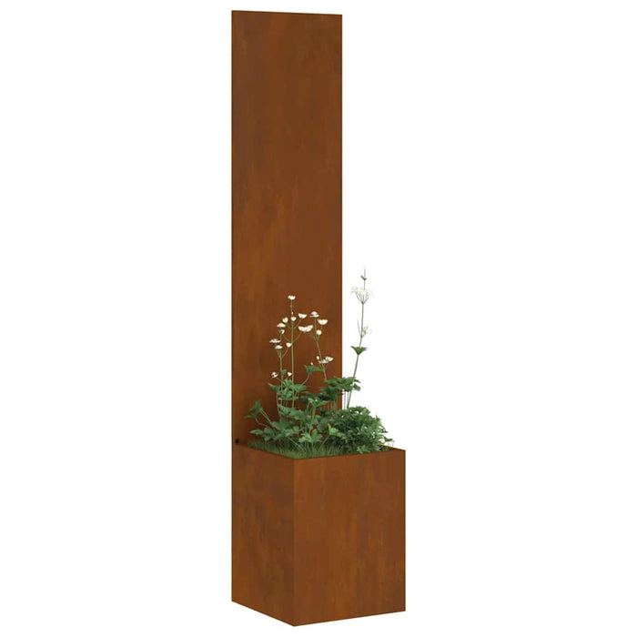Ecran de intimitate pentru grădină Traforaj Ruginit 32 x 140 cm - WALTI WALTI