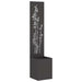 Ecran de intimitate pentru grădină Floral Negru 32 x 140 cm - WALTI WALTI