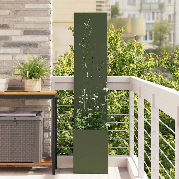 Ecran de intimitate pentru grădină Olivengrønn 32 x 140 cm - WALTI WALTI