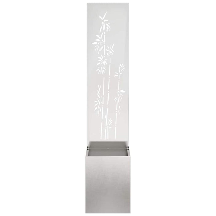 Ecran de intimitate pentru grădină Floral Argintiu 32 x 140 cm - WALTI WALTI