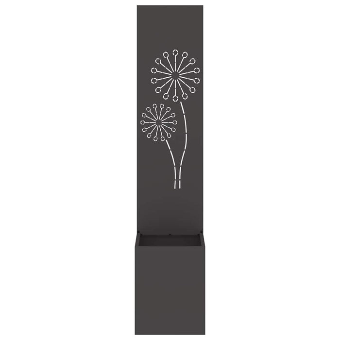 Ecran de intimitate pentru grădină Traforaj Negru 32 x 140 cm - WALTI WALTI