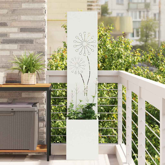 Ecran de intimitate pentru grădină Traforaj Alb 32 x 140 cm - WALTI WALTI