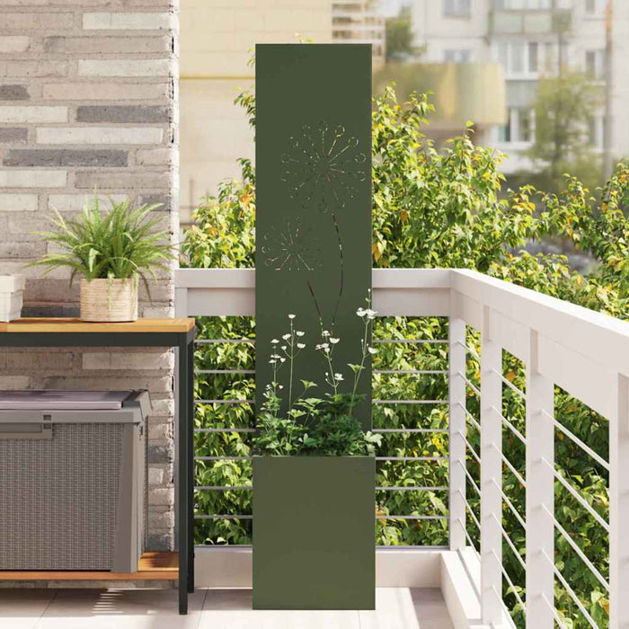 Ecran de intimitate pentru grădină Olivengrønn 32 x 140 cm - WALTI WALTI