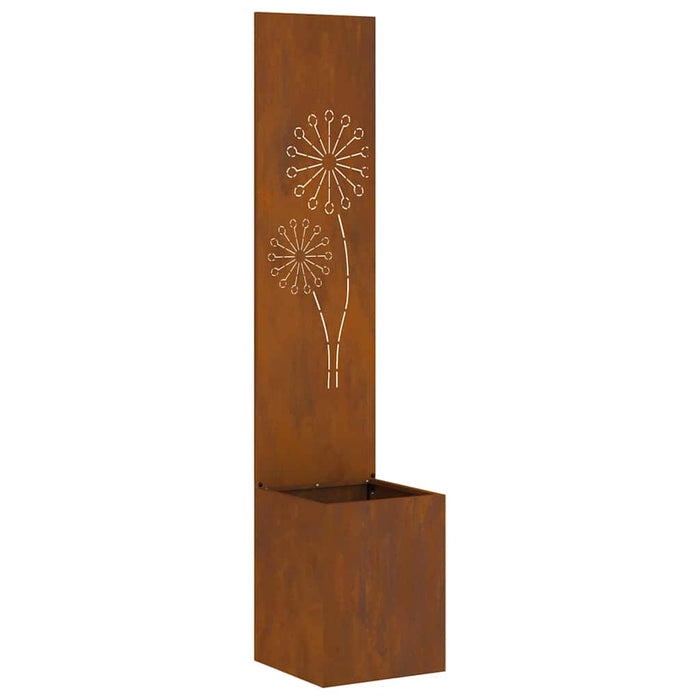 Ecran de intimitate pentru grădină Traforaj Ruginit 32 x 140 cm - WALTI WALTI