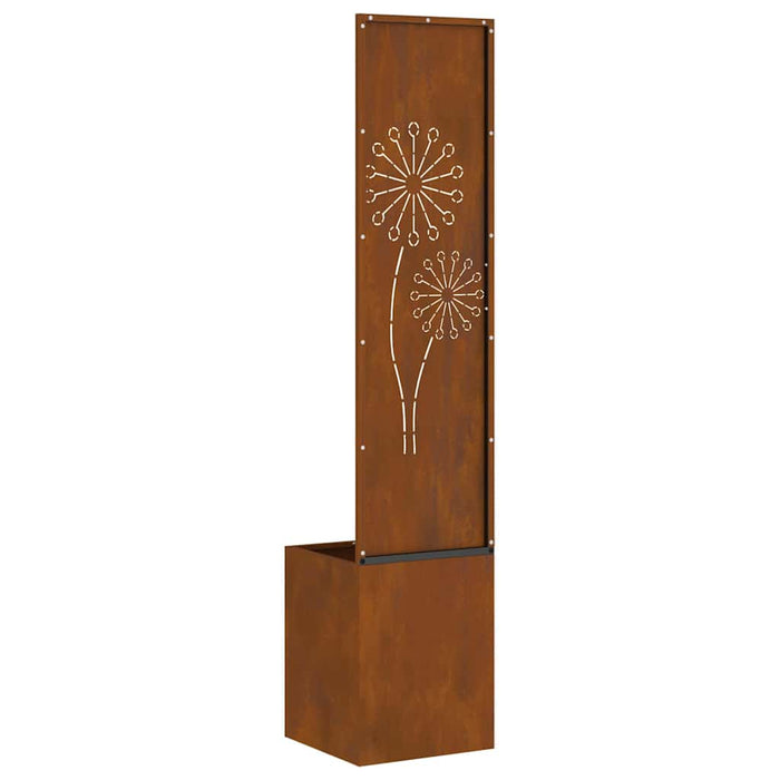 Ecran de intimitate pentru grădină Traforaj Ruginit 32 x 140 cm - WALTI WALTI