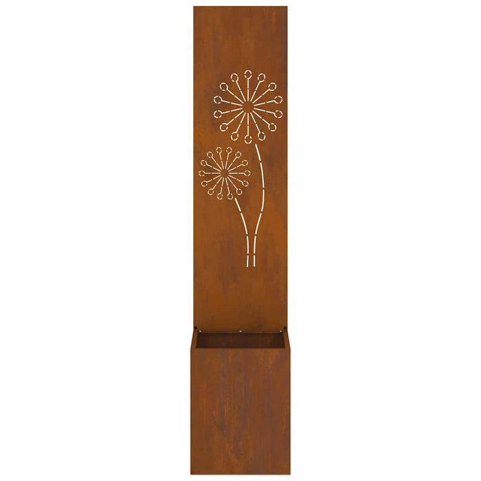Ecran de intimitate pentru grădină Traforaj Ruginit 32 x 140 cm - WALTI WALTI