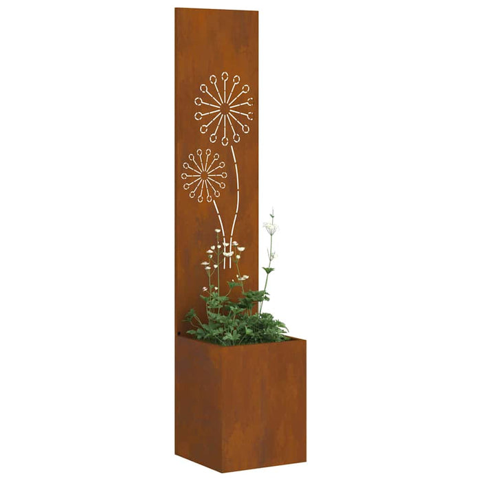 Ecran de intimitate pentru grădină Traforaj Ruginit 32 x 140 cm - WALTI WALTI