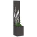 Ecran de intimitate pentru grădină Traforaj Negru 32 x 140 cm - WALTI WALTI