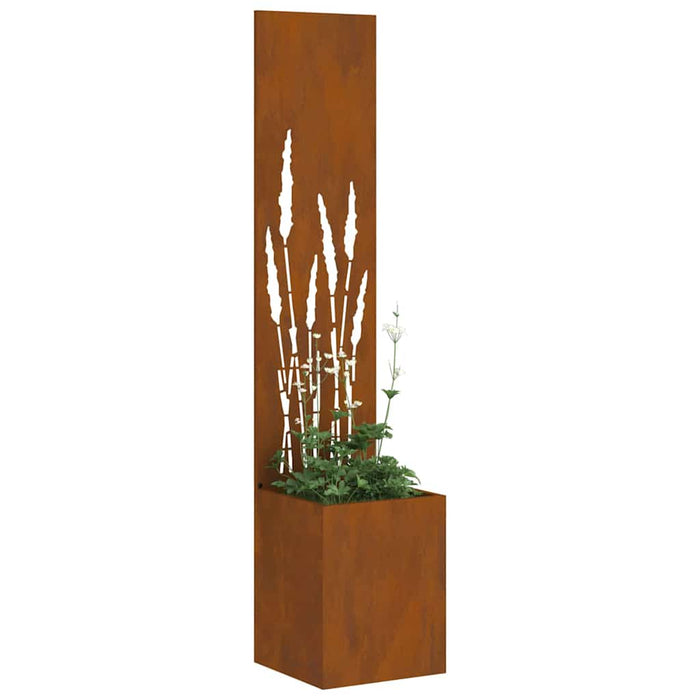 Ecran de intimitate pentru grădină Traforaj Ruginit 32 x 140 cm - WALTI WALTI