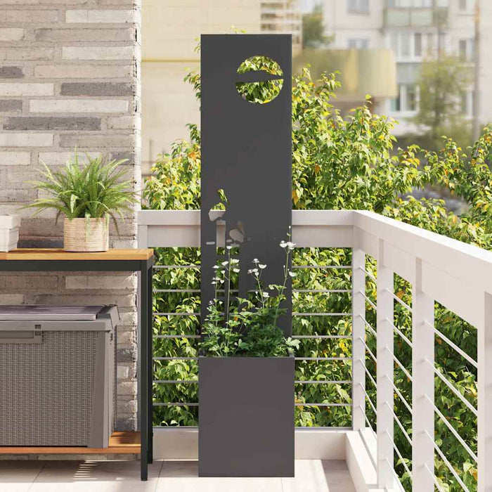 Ecran de intimitate pentru grădină Traforaj Negru 32 x 140 cm - WALTI WALTI