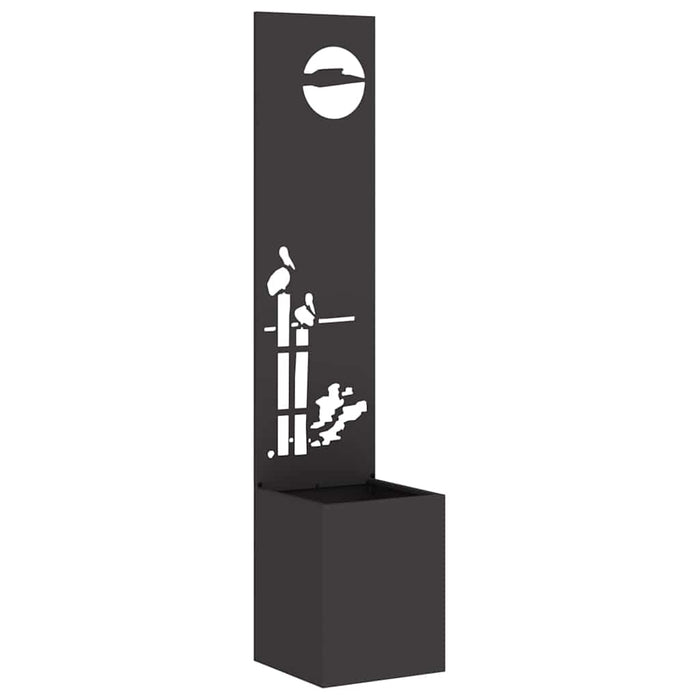 Ecran de intimitate pentru grădină Traforaj Negru 32 x 140 cm - WALTI WALTI