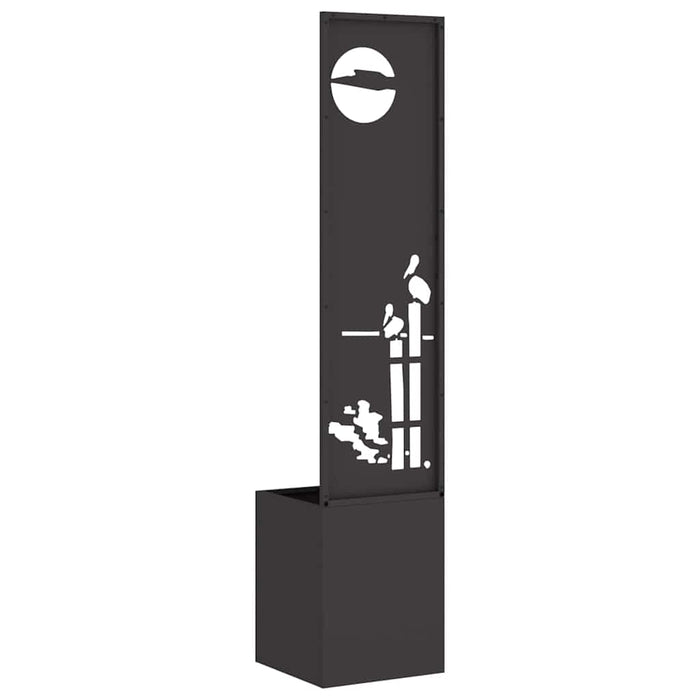 Ecran de intimitate pentru grădină Traforaj Negru 32 x 140 cm - WALTI WALTI