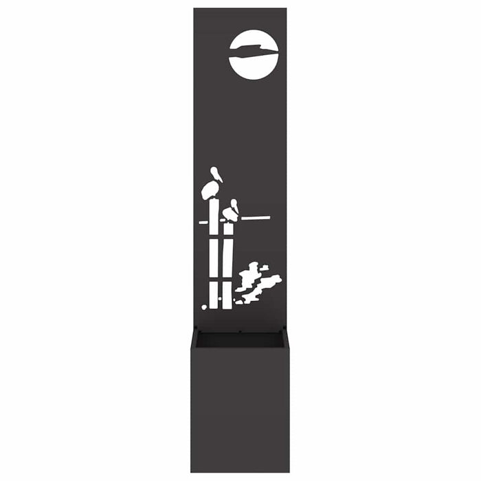 Ecran de intimitate pentru grădină Traforaj Negru 32 x 140 cm - WALTI WALTI