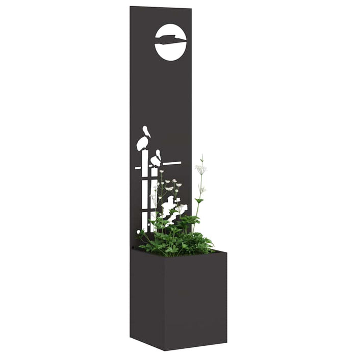 Ecran de intimitate pentru grădină Traforaj Negru 32 x 140 cm - WALTI WALTI