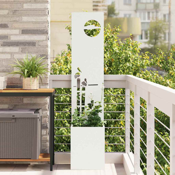 Ecran de intimitate pentru grădină Traforaj Alb 32 x 140 cm - WALTI WALTI