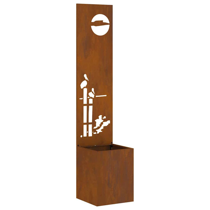 Ecran de intimitate pentru grădină Traforaj Ruginit 32 x 140 cm - WALTI WALTI