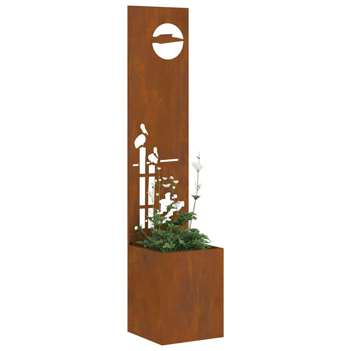 Ecran de intimitate pentru grădină Traforaj Ruginit 32 x 140 cm - WALTI WALTI