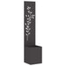 Ecran de intimitate pentru grădină Floral Negru 32 x 140 cm - WALTI WALTI