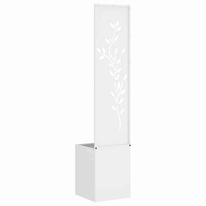 Ecran de intimitate pentru grădină Floral Alb 32 x 140 cm - WALTI WALTI