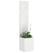 Ecran de intimitate pentru grădină Floral Alb 32 x 140 cm - WALTI WALTI