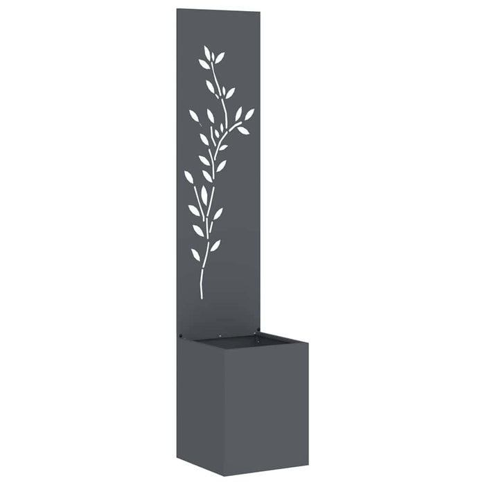 Ecran de intimitate pentru grădină Floral Antracit 32 x 140 cm - WALTI WALTI