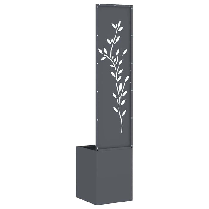 Ecran de intimitate pentru grădină Floral Antracit 32 x 140 cm - WALTI WALTI