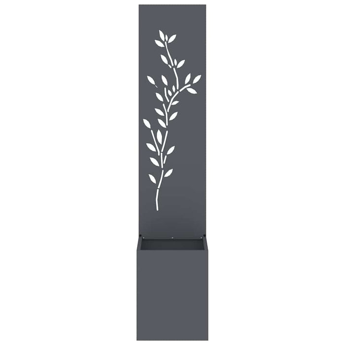 Ecran de intimitate pentru grădină Floral Antracit 32 x 140 cm - WALTI WALTI