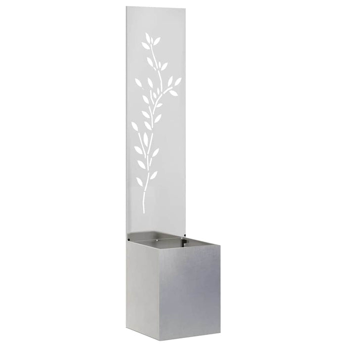 Ecran de intimitate pentru grădină Floral Argintiu 32 x 140 cm - WALTI WALTI