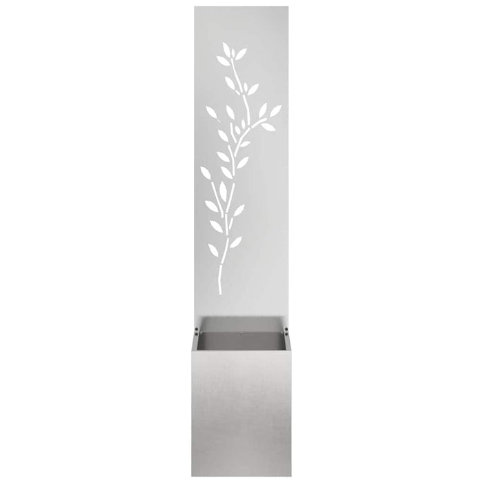 Ecran de intimitate pentru grădină Floral Argintiu 32 x 140 cm - WALTI WALTI